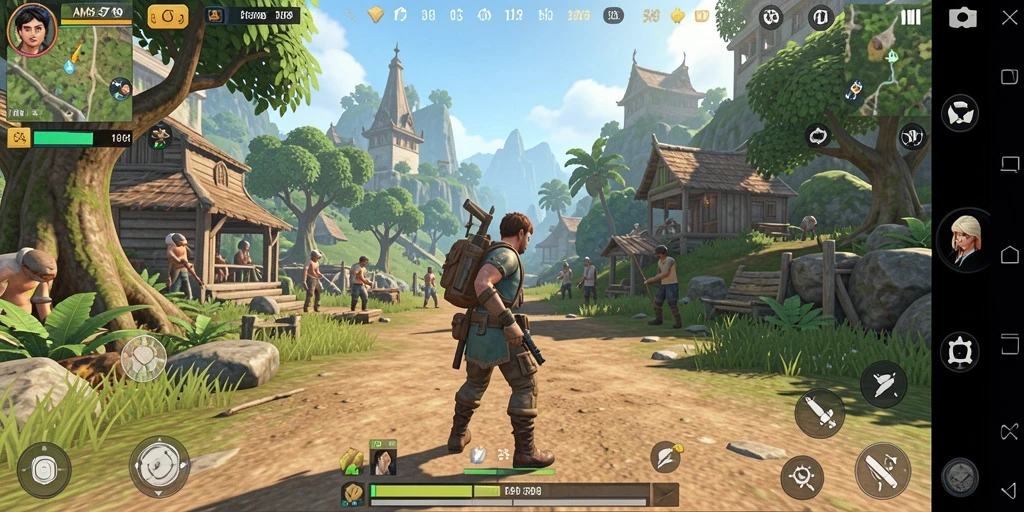Gameplay menarik di dunia terbuka yang luas.