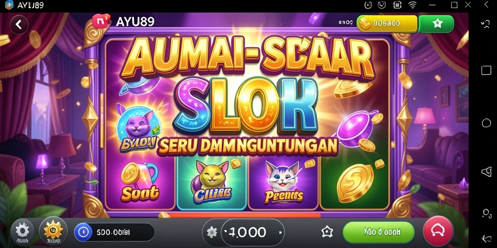 Screenshot utama AYU89 menampilkan gameplay Slot yang seru.