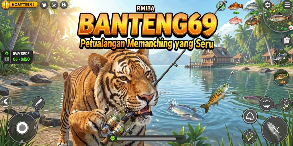 Gameplay menarik dan seru saat memancing di BANTENG69.