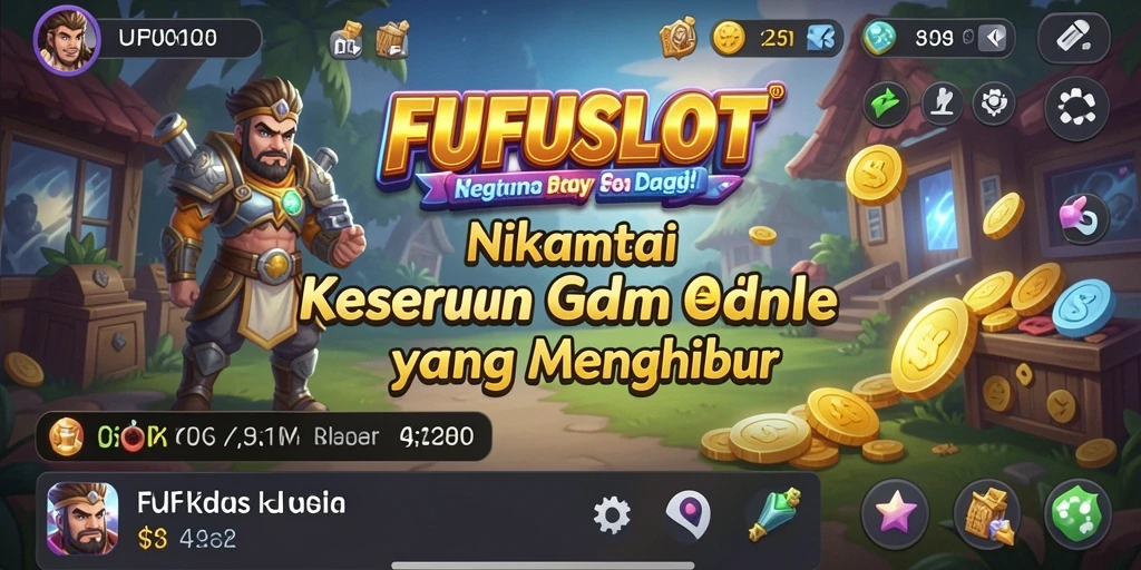 Tampilan gameplay FUFUSLOT yang menghibur dan santai.