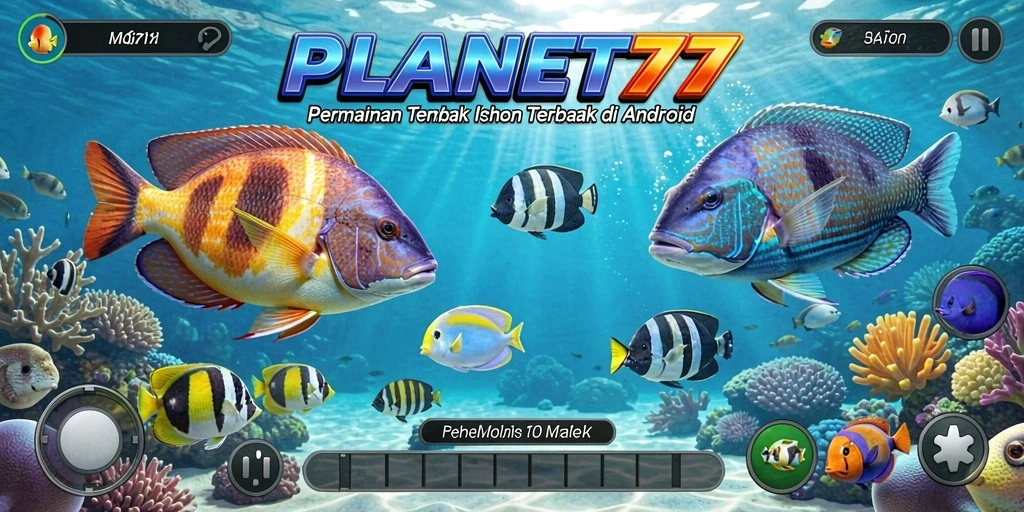 Gameplay seru menembak ikan dengan grafis menarik.