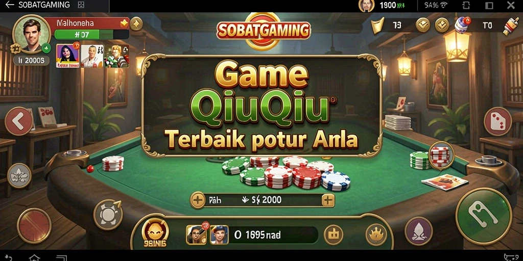 Tampilan gameplay QiuQiu di SOBATGAMING yang menarik.