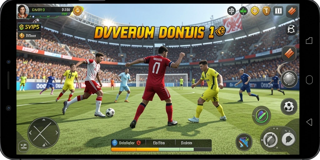 Tangkapan layar gameplay SVIP5 yang intens dan penuh aksi olahraga.