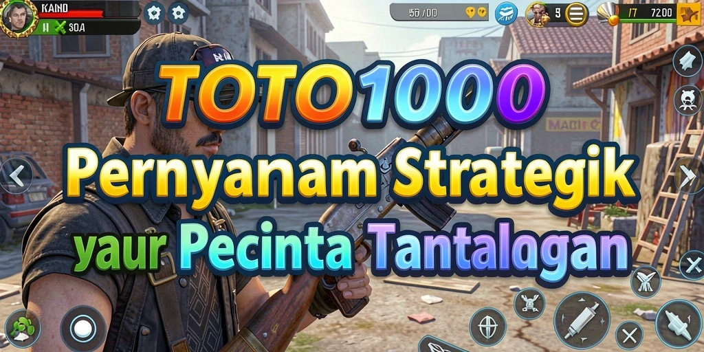 Tampilan gameplay TOTO1000 menampilkan pertempuran strategi yang dinamis.